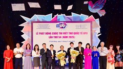 Phát động cuộc thi viết thư quốc tế UPU lần thứ 54