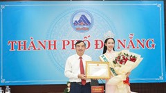 Đà Nẵng chúc mừng Hoa hậu Quốc tế Huỳnh Thị Thanh Thủy