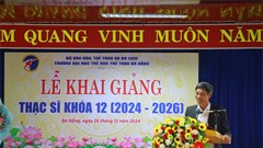 Trường Đại học Thể dục thể thao Đà Nẵng khai giảng Thạc sĩ khóa 12 niên khóa 2024 - 2026