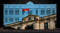 Lần đầu tiên trình chiếu phim công nghệ ngoài trời 3D Mapping 