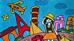 Triển lãm tranh thiếu nhi “Nâng cánh ước mơ” năm 2025