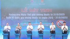 Mít tinh hưởng ứng “Ngày thế giới không thuốc lá”