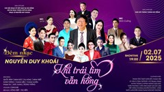 Tổ chức đêm nhạc tri ân thành tựu âm nhạc của nhạc sĩ Nguyễn Duy Khoái