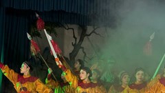 Biểu diễn nghệ thuật Tuồng  phục vụ nhân dân vùng sâu vùng xa