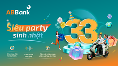 Từ ngày 11.5: ABBank “đãi tiệc sinh nhật” cùng khách hàng với 33 xe điện và hàng chục ngàn quà tặng