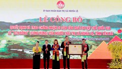 Thị xã Nghĩa Lộ đón Bằng chứng nhận Lễ Xên đông là Di sản văn hóa phi vật thể quốc gia