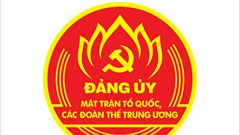 Trao giải thưởng Cuộc thi sáng tác Logo Đại hội Đảng bộ MTTQ, các đoàn thể Trung ương 