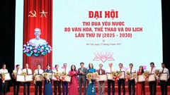 Lan tỏa tinh thần thi đua, bồi đắp khát vọng cống hiến trong ngành Văn hóa, Thể thao và Du lịch