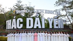 Thí sinh “Hoa hậu Du lịch Dân tộc Việt Nam 2025” và hành trình quảng bá vẻ đẹp Mộc Châu