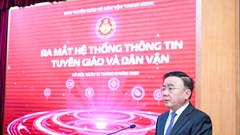 Ra mắt hệ thống thông tin Tuyên giáo và Dân vận 