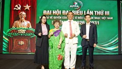 NSND Thanh Hoa tái đắc cử Chủ tịch Hội Bảo vệ quyền của nghệ sĩ biểu diễn âm nhạc Việt Nam