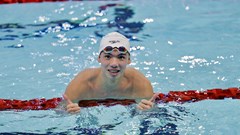 Kình ngư Huy Hoàng hoàn tất cú đúp HCV tại SEA Games 33