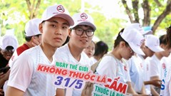Đoàn viên tiên phong lan tỏa thông điệp không khói thuốc trong học đường