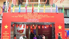 Cử tri Hà Nội đi bầu cử tại các “địa chỉ đỏ”