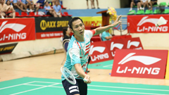 Nguyễn Tiến Minh vào bán kết cầu lông quốc gia sau trận thắng nghẹt thở trước đàn em kém 21 tuổi