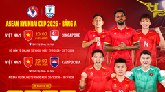 Mở bán vé hai trận sân nhà của tuyển Việt Nam tại ASEAN Cup 2026