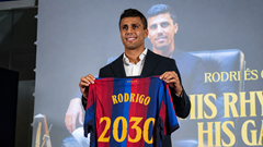Barcelona chính thức chiêu mộ thành công Rodri 