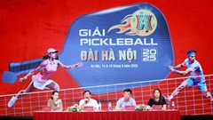 Giải thưởng Giải Pickleball Đài Hà Nội 2025 giá trị gần 500 triệu đồng 