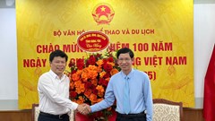 Tòa án NDTC và UBND tỉnh Hưng Yên chúc mừng Bộ VHTTDL nhân kỷ niệm 100 năm Ngày Báo chí Cách mạng Việt Nam