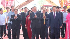 Tổng Bí thư dự khánh thành Trung tâm Hội chợ Triển lãm Quốc gia