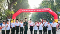 Hoa khôi Vũ Hương Giang chạy bộ lan tỏa thông điệp vì môi trường không khói thuốc