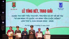 3 tiểu thuyết đoạt giải A Cuộc thi viết “Vì an ninh Tổ quốc và bình yên cuộc sống lần thứ V”