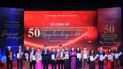 Công bố 50 tác phẩm văn học, nghệ thuật biểu diễn xuất sắc sau nửa thế kỷ sáng tạo