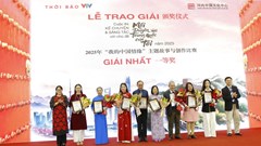 100 tác giả nhận giải thưởng cuộc thi “Mối duyên với Trung Quốc của tôi”