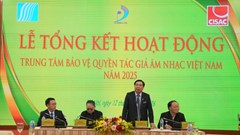 Thu trên 424 tỉ đồng tiền tác quyền âm nhạc trong năm 2025