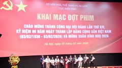 Khai mạc đợt phim miễn phí chào mừng thành công Đại hội Đảng 