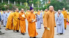 Tăng ni Học viện Phật giáo Việt Nam tham gia ngày hội bầu cử