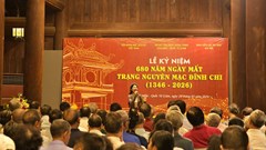 Tưởng nhớ 680 năm ngày mất của Lưỡng quốc Trạng nguyên Mạc Đĩnh Chi