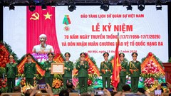 Bảo tàng Lịch sử Quân sự Việt Nam đón nhận Huân chương Bảo vệ Tổ quốc hạng Ba