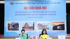 Phát huy di sản văn hóa biển để tạo động lực phát triển du lịch Nam Trung Bộ