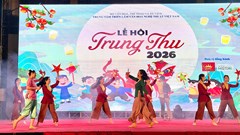Rộn ràng đêm hội Trung thu 2026 tại Trung tâm Triển lãm Văn hóa Nghệ thuật Việt Nam