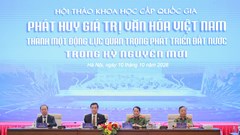 Văn hóa không đi sau phát triển mà phải trở thành trụ cột phát triển