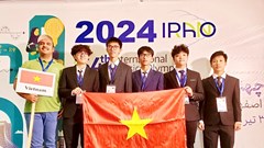 Đội tuyển Việt Nam đoạt 5 huy chương tại Olympic Vật lý quốc tế