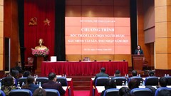 Bốc thăm lựa chọn người được xác minh tài sản, thu nhập năm 2025