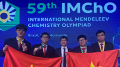 4 học sinh Việt Nam giành huy chương Olympic Hoá học