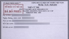 Cảnh báo nguy cơ lộ, lọt thông tin cá nhân khi đăng ảnh thẻ cử tri lên mạng xã hội