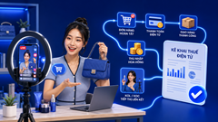 Bán hàng đa kênh, làm KOL, KOC phải kê khai thuế thế nào?
