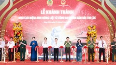 Khánh thành Khu lưu niệm Anh hùng liệt sĩ CAND Bùi Thị Cúc
