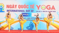 1.000 vận động viên tham gia Ngày Quốc tế Yoga năm 2024