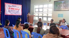 Huyện Ninh Hải quan tâm đào tạo nghề lao động nông thôn