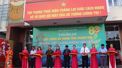 Khánh Hòa: Khai mạc triển lãm ảnh “80 năm – một chặng đường vinh quang”