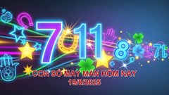 Con số may mắn hôm nay thứ 3 ngày 19.8.2025 của 12 con giáp