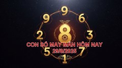 Con số may mắn hôm nay thứ 6 ngày 29.8.2025 của 12 con giáp
