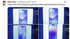 iPhone 17 Pro lộ diện với Dynamic Island nhỏ gọn hơn
