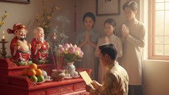 Bài văn khấn Thần Tài – Thổ Địa ngày mùng 1 tháng 8 âm lịch