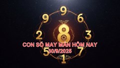 Con số may mắn hôm nay thứ 3 ngày 30.9.2025 của 12 con giáp